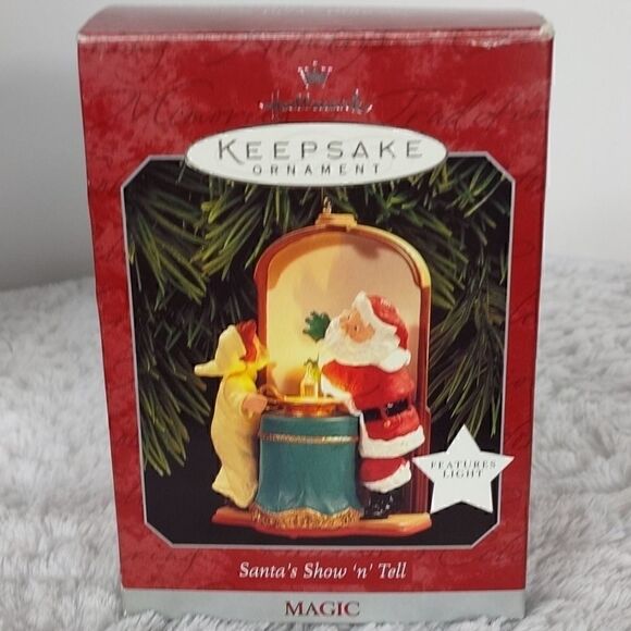 Vintage 1998 Hallmark Santa's Show & Tell Ornament - Picture 7 of 7